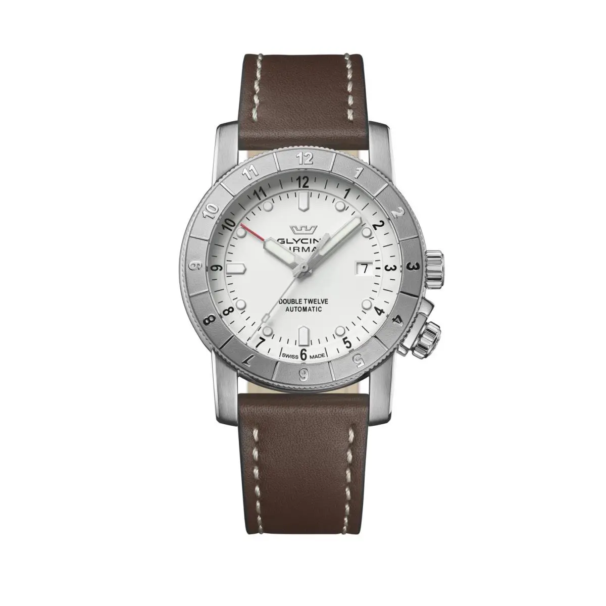 Men`s Ariman Double Twelve 42mm Automatic Watch GL0554 by Glycine