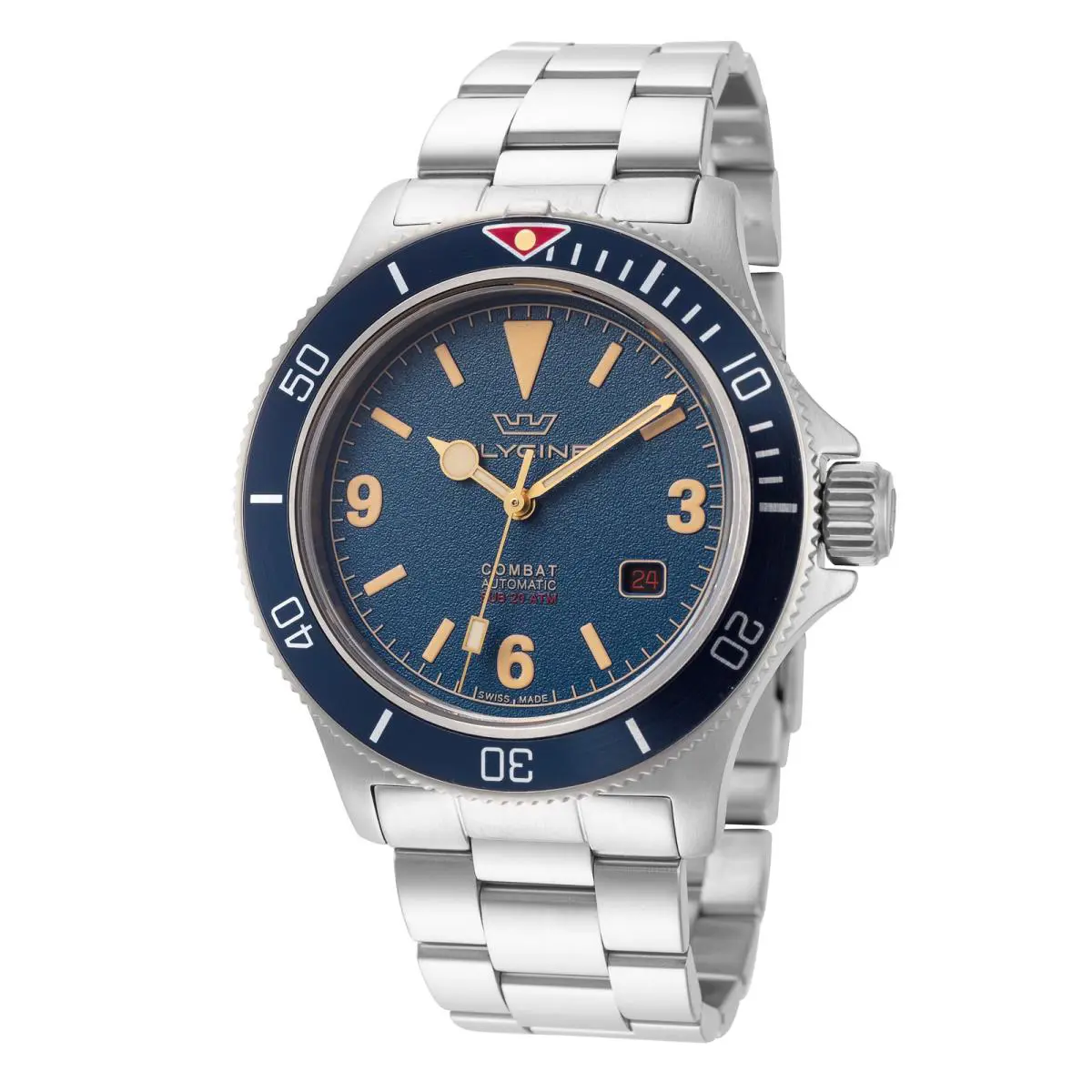 Men`s Combat Sub Vintage 42mm Automatic Watch GL0416 by Glycine