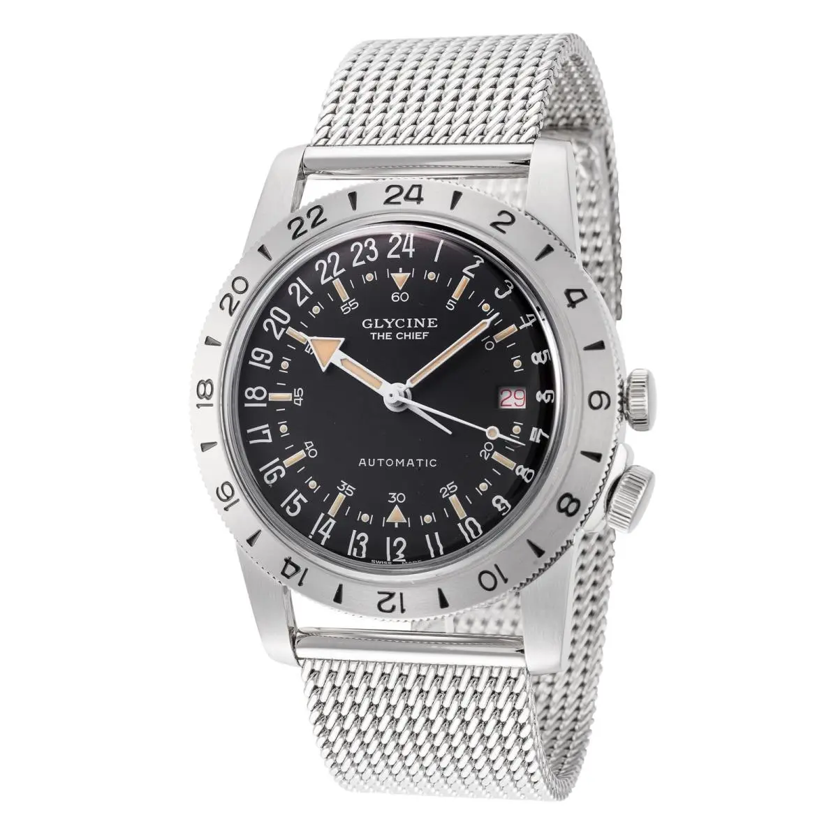 Glycine Men`s Airman The Chief Purist 40mm Automatic Watch GL0468
