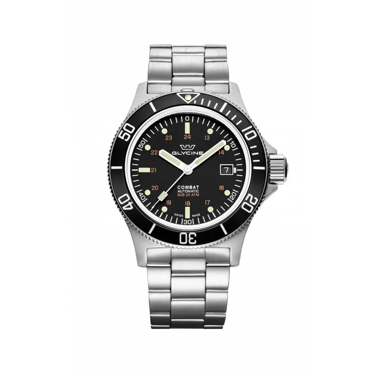 Men`s Combat Sub 42mm Automatic Watch GL0185 by Glycine