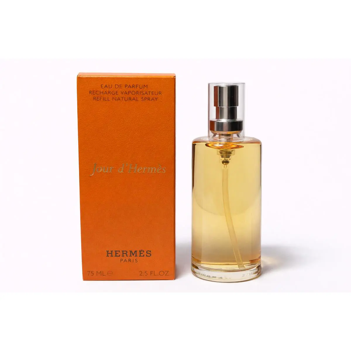 Jour D’hermès 75ml / 2.5oz Edp Refill Natural Spray Orange Box