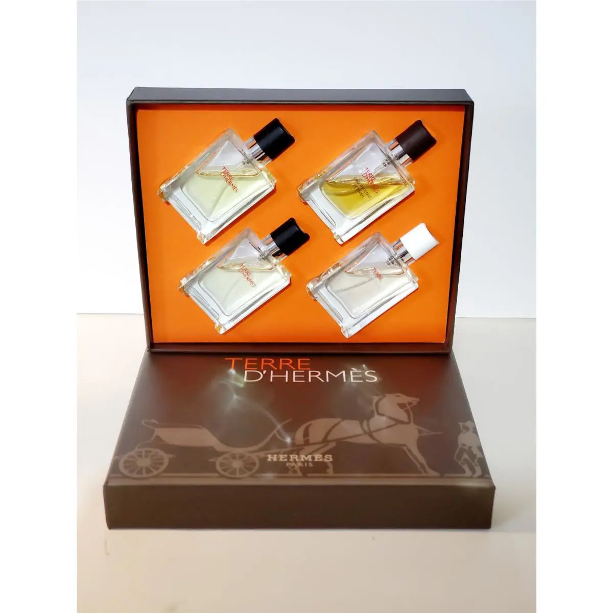 Terre D` Hermes 4PC Mini Gift Set 12.5ML Each For Men