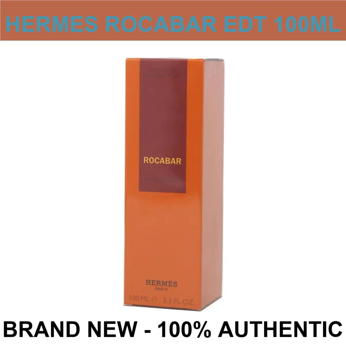 Hermes Rocabar Eau de Toilette For Men 100ml Spray Bottle