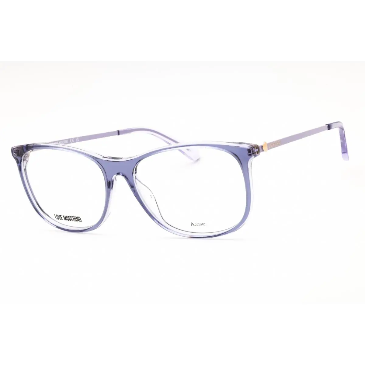 Moschino Love MOL589-RY8-55 Eyeglasses Frame Size 55mm 15mm 140mm Lilac Women 71
