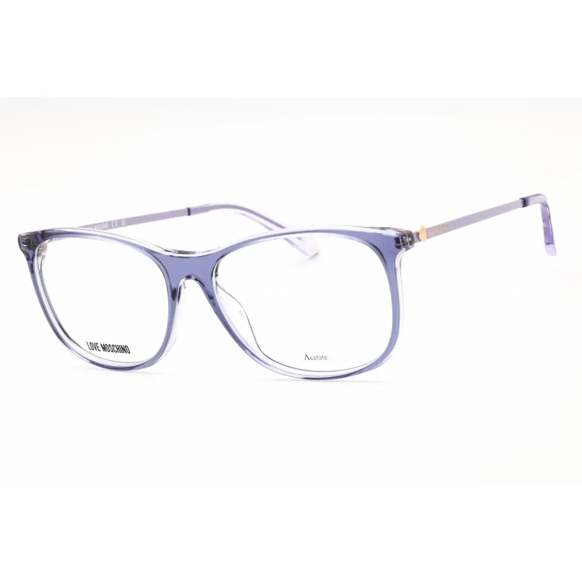 Moschino Love MOL589 RY8 Eyeglasses Violet Lilac Frame 55mm