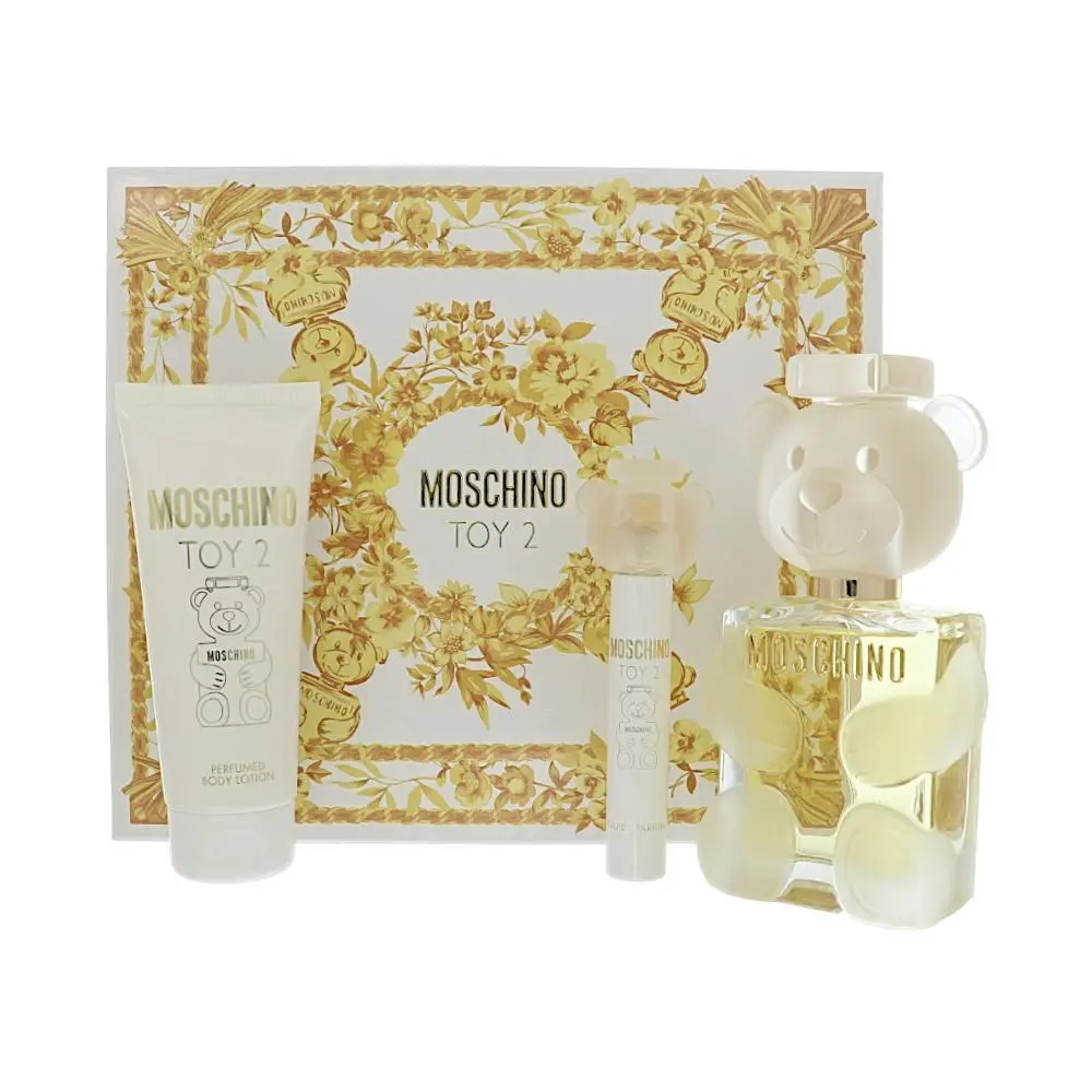Moschino Toy 2 by Moschino Gift Set For Women 3 Piece Set For Women: 3.4 Oz Eau