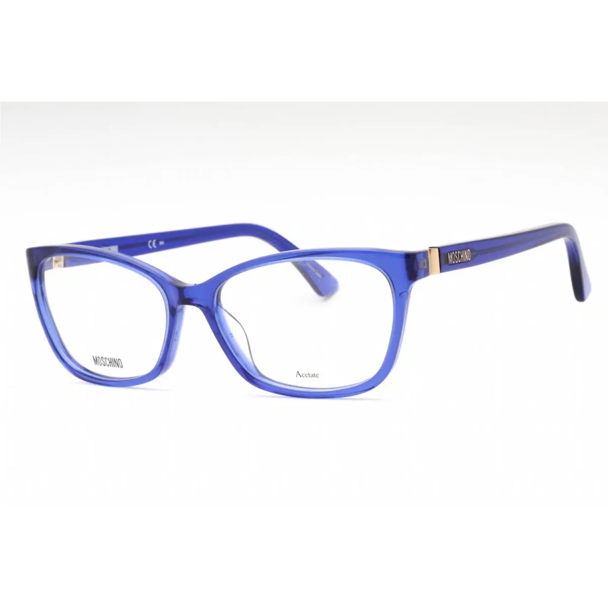 Moschino MOS558-PJP-55 Eyeglasses Frame Size 55mm 16mm 140mm Blue Women 71673622