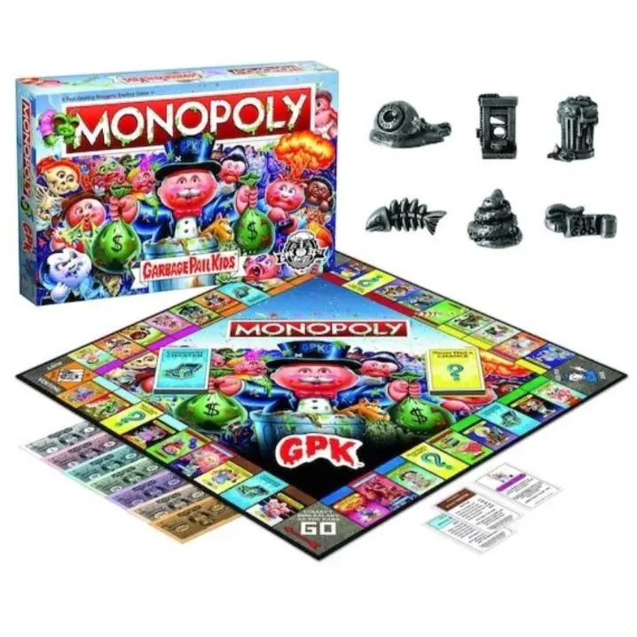 Monopoly Gpk Garbage Pail Kids Board Game 3TH Annivesary