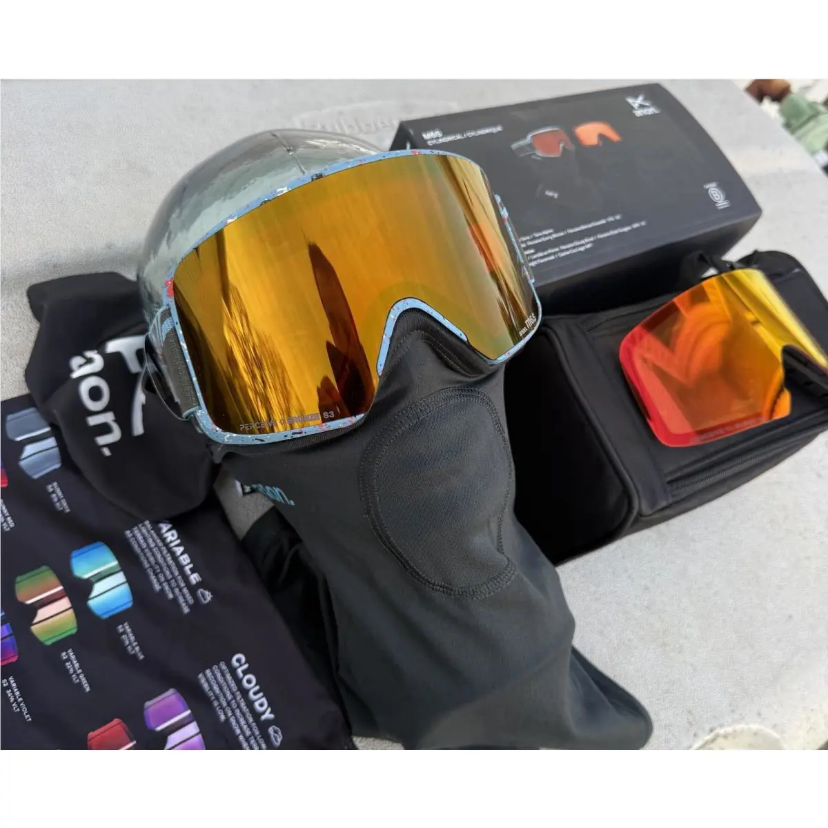 M6S Cylindrical Mfi Goggles Alpine Terra Percieve Sunny Brze by Anon