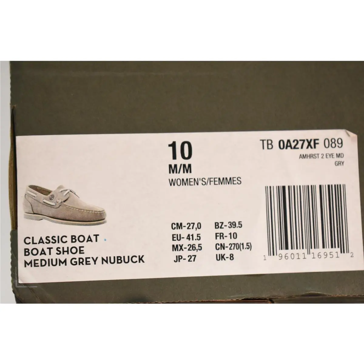 Timberland shoes - Timberland Amherst 2 Eye - Amherst Eye - Gray 0