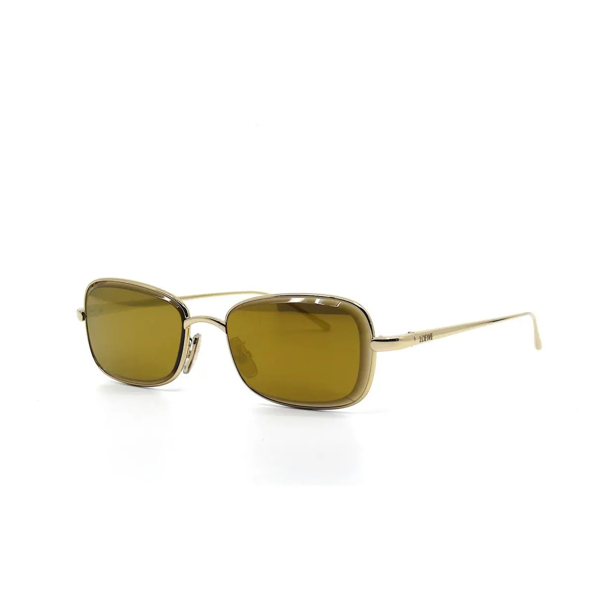 Loewe LW40159U 32G Gold Brown Gpld Mirror Unisex Sunglasses
