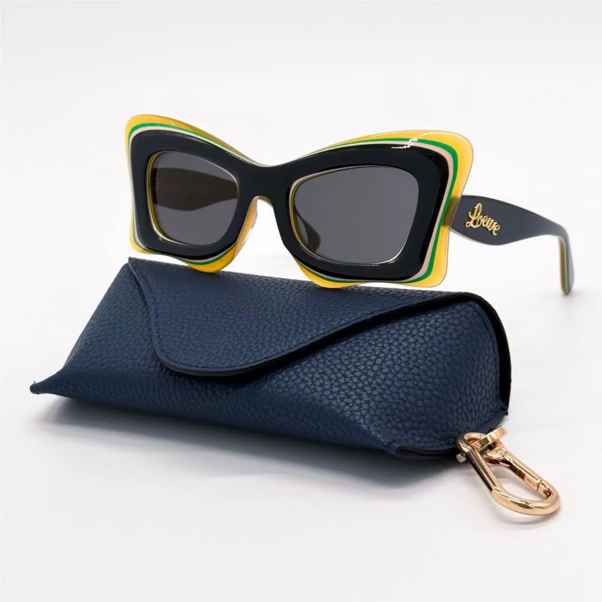 Loewe Sunglasses LW40140U 20A Multicolor Gray Women Eyewear