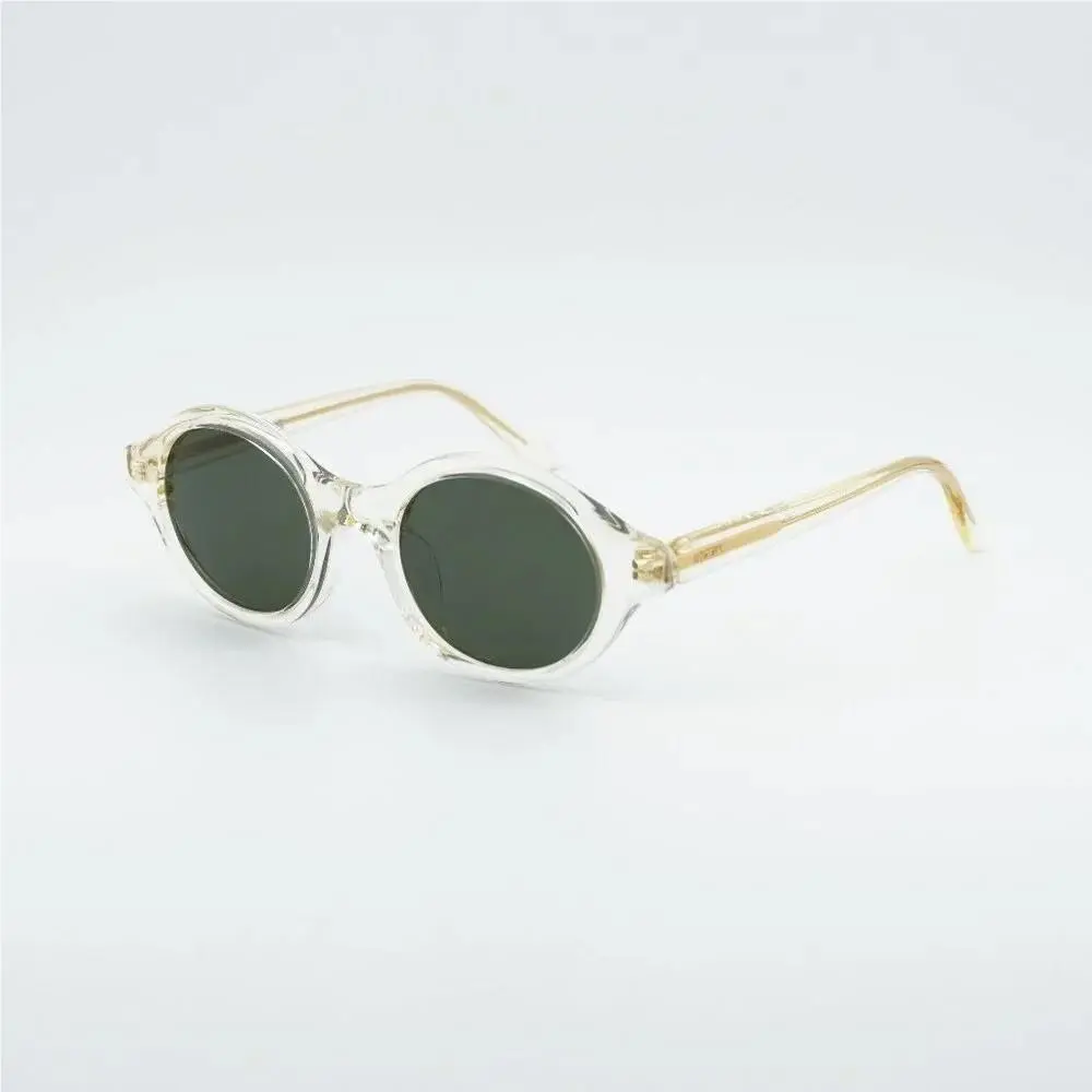 Loewe LW40162U 57N Transparent Pale Yellow/green Sunglasses 48MM