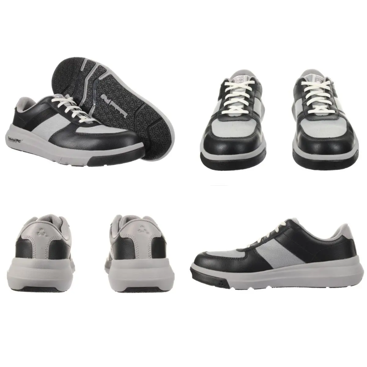 Timberland Pro® Men`s Bridgeport Comp Safety Toe Black - Grey Shoe Size 8.5 - Black, Grey