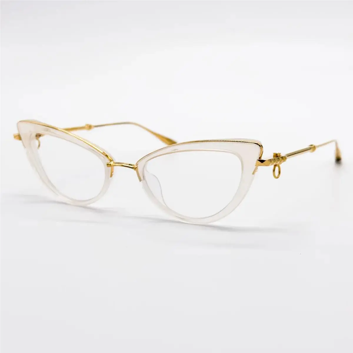 Valentino VLX-123-CH C Cat Eye Pink/white Gold 51 mm Women`s Eyeglasses Frame