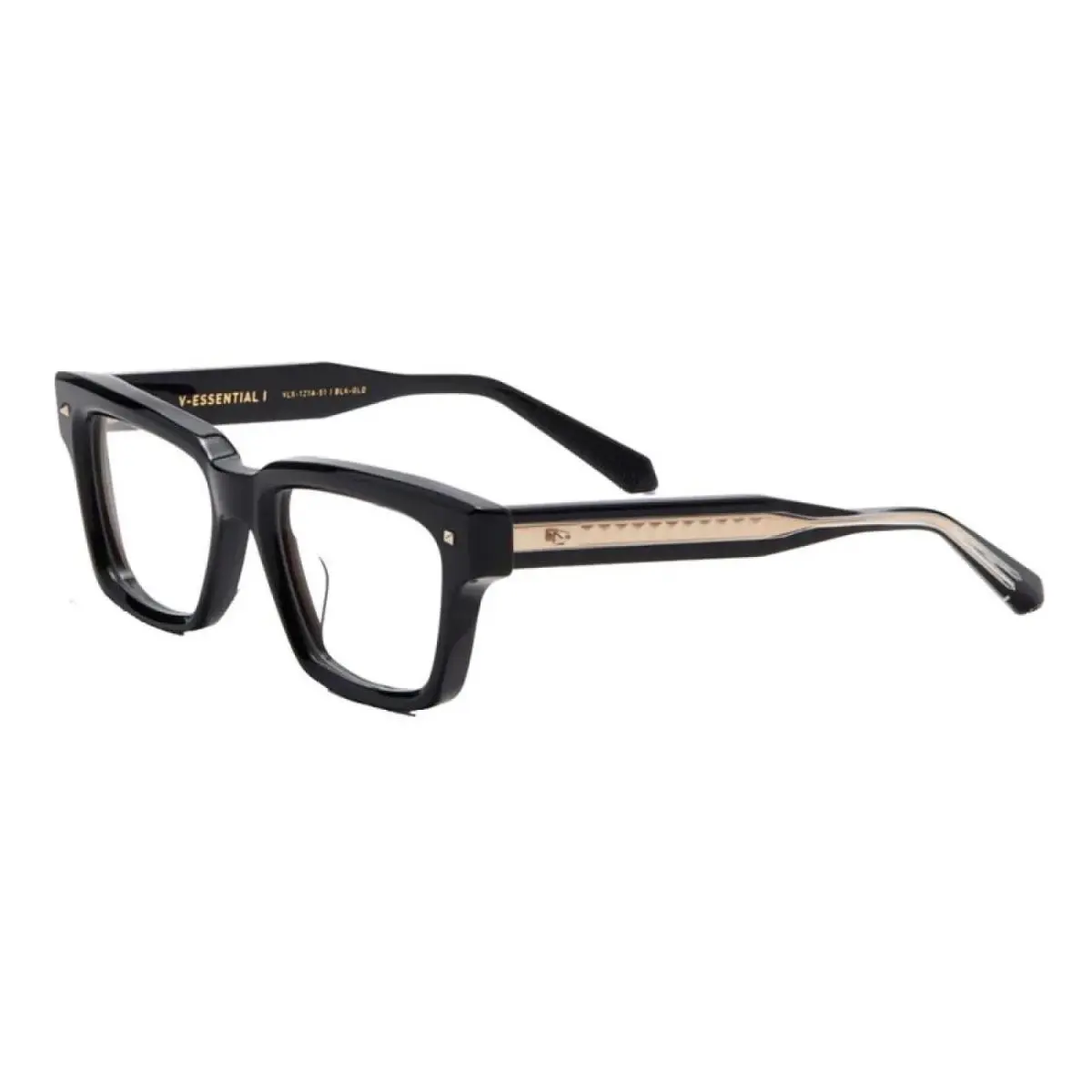 Valentino V-essential I VLX-121 A Square Black 48 mm Men`s Eyeglasses Frame
