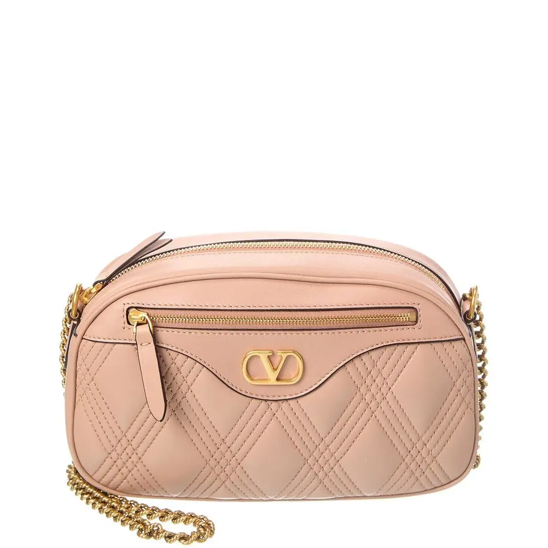 Valentino Quiltie 67 Medium Leather Crossbody Women`s Os