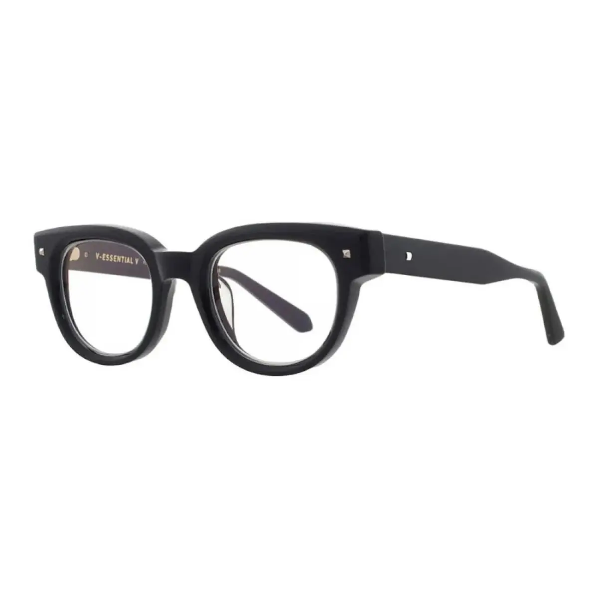 Valentino V-essential VLX-163 A Round Shiny Black 48 mm Women`s Eyeglasses Frame