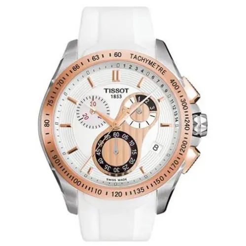 Tissot Veloci-t White Men`s Watch T0244172701100