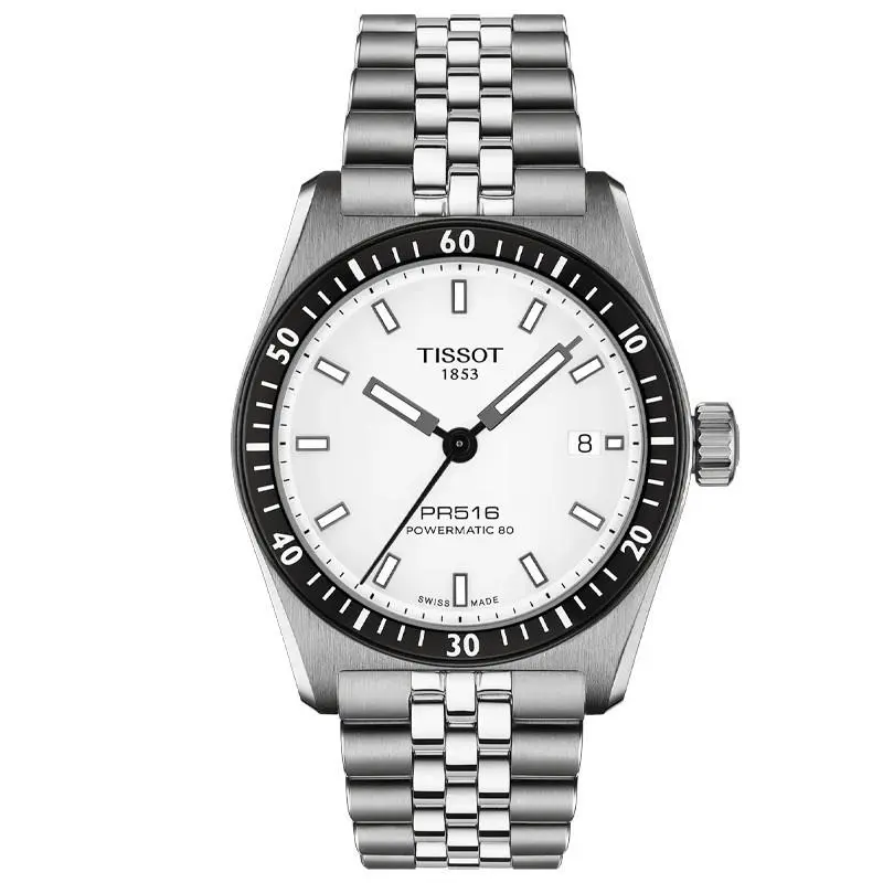 Tissot PR516 38mm White Dial Men`s Watch T1494071103100