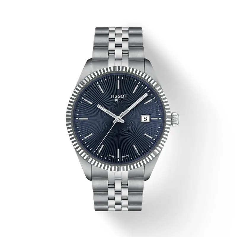 Tissot Ballade 34mm Blue Dial Stainless Steel Watch T1562101104100