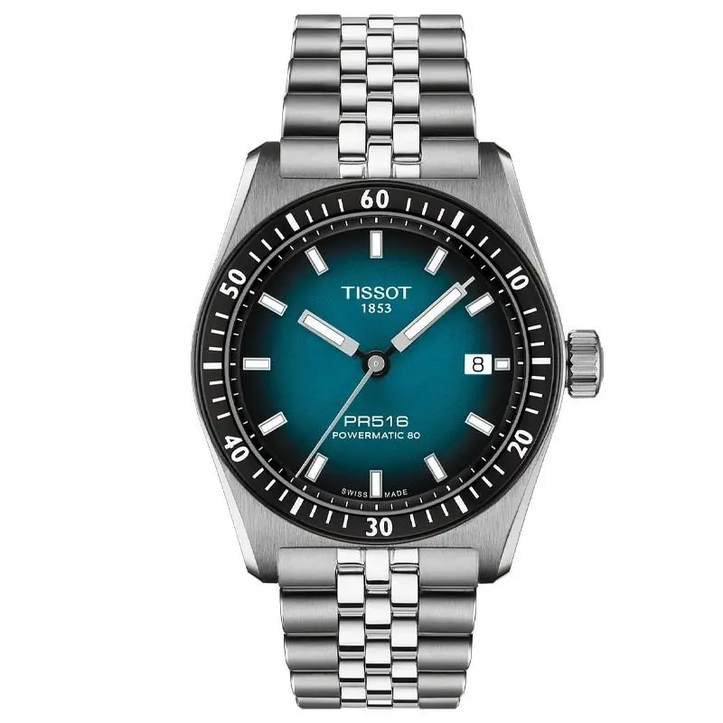 Tissot PR516 38mm Blue-black Dial Men`s Watch T1494071104100