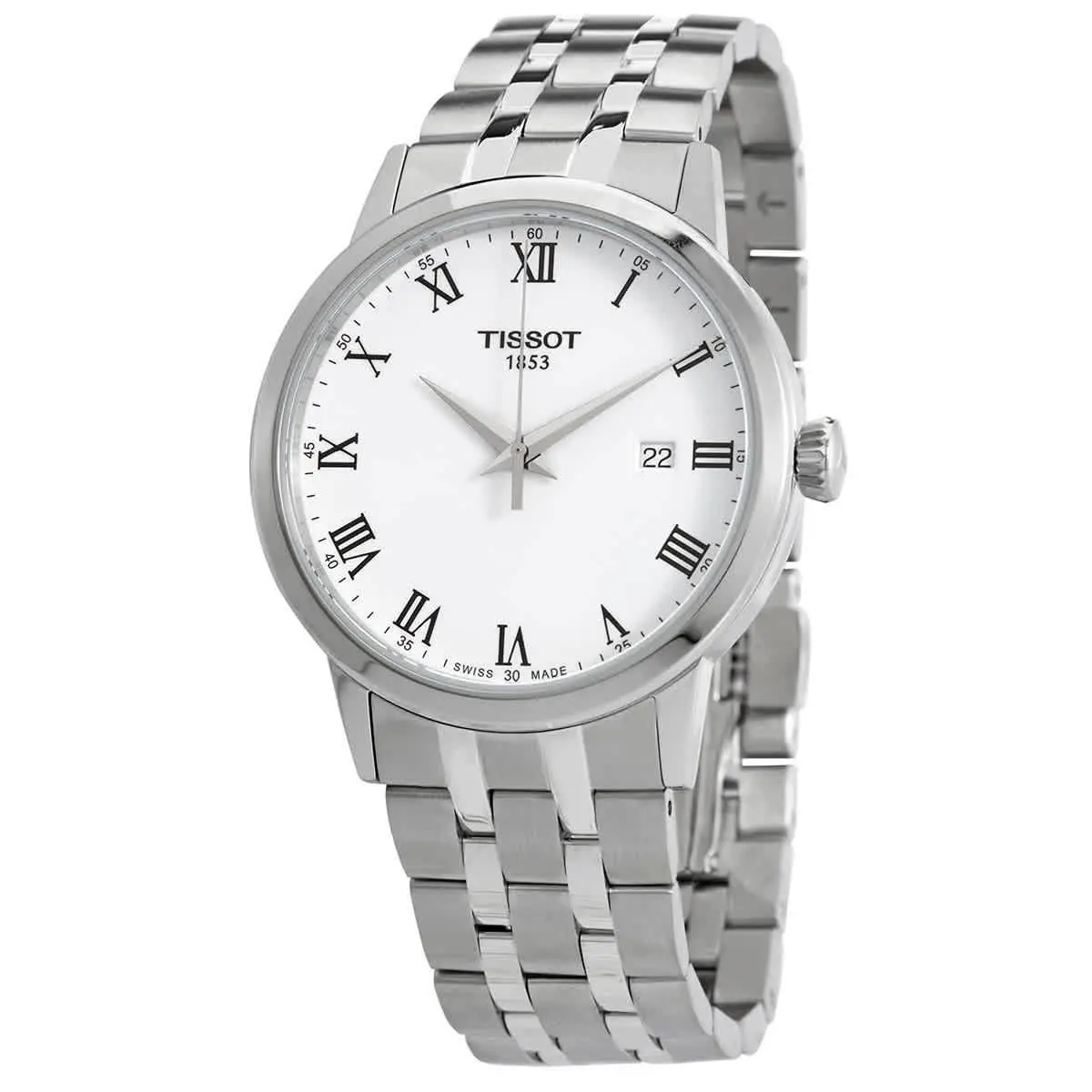Tissot Classic Dream Quartz White Dial Men`s Watch T129.410.11.013.00