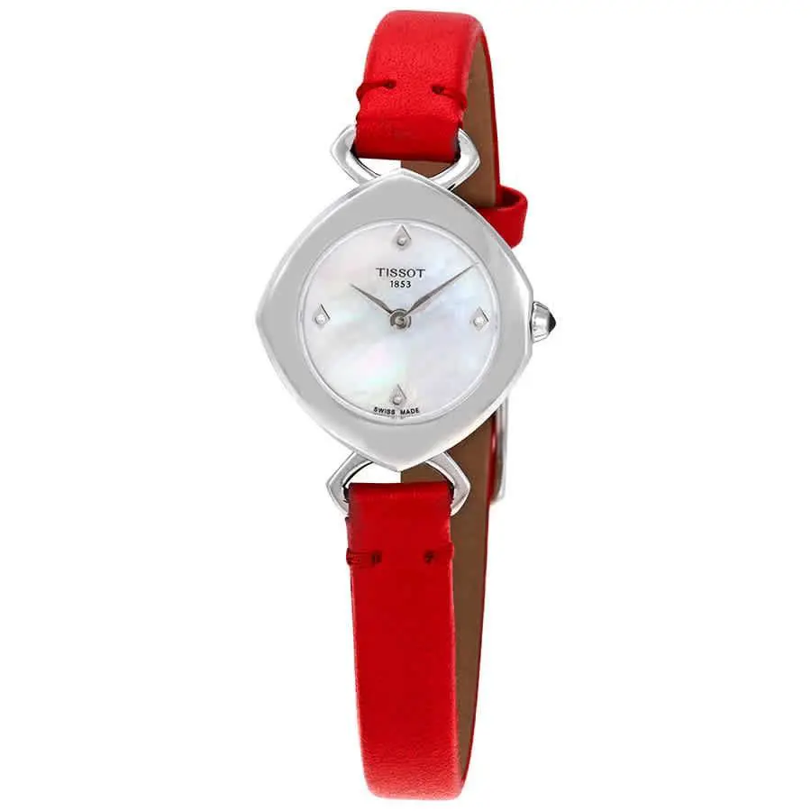 Tissot Femini-t Mop Dial Diamond Ladies Watch T113.109.16.116.00