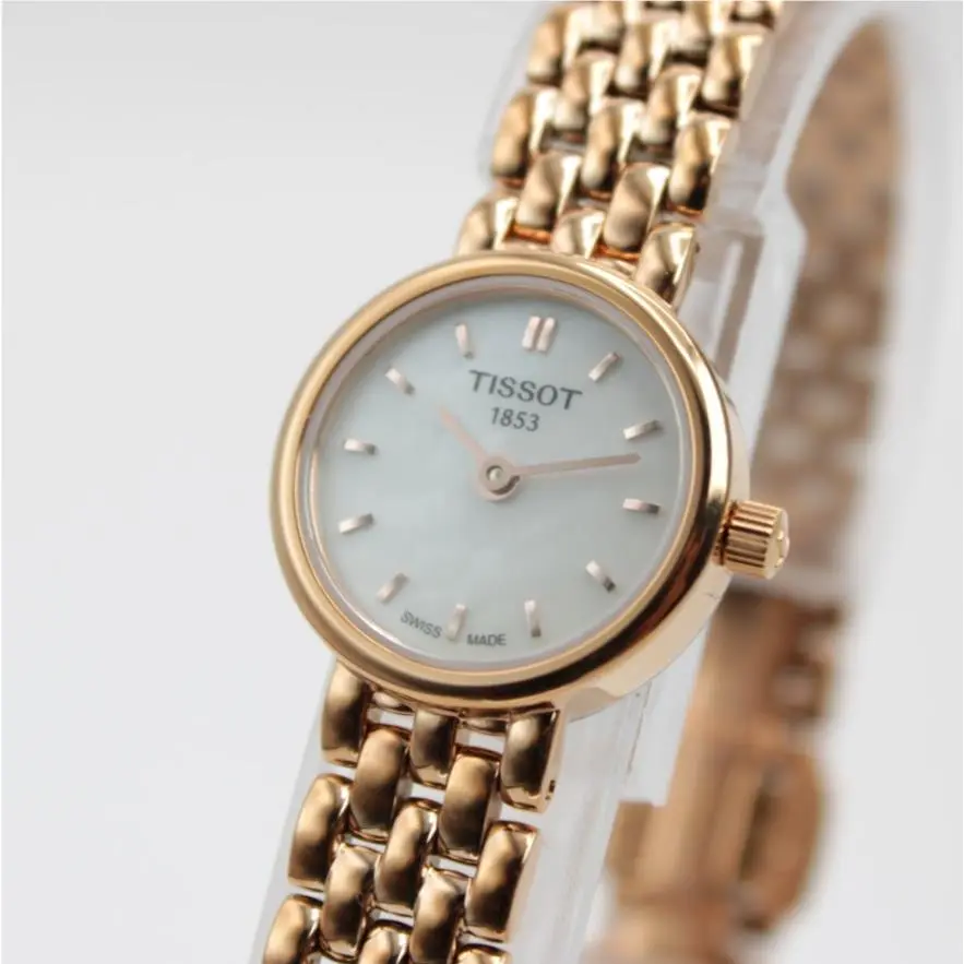 Lovely 19.5MM Round Mother-of-pearl Dial Lady`s Watch T058.009.33.111.00 by Tissot