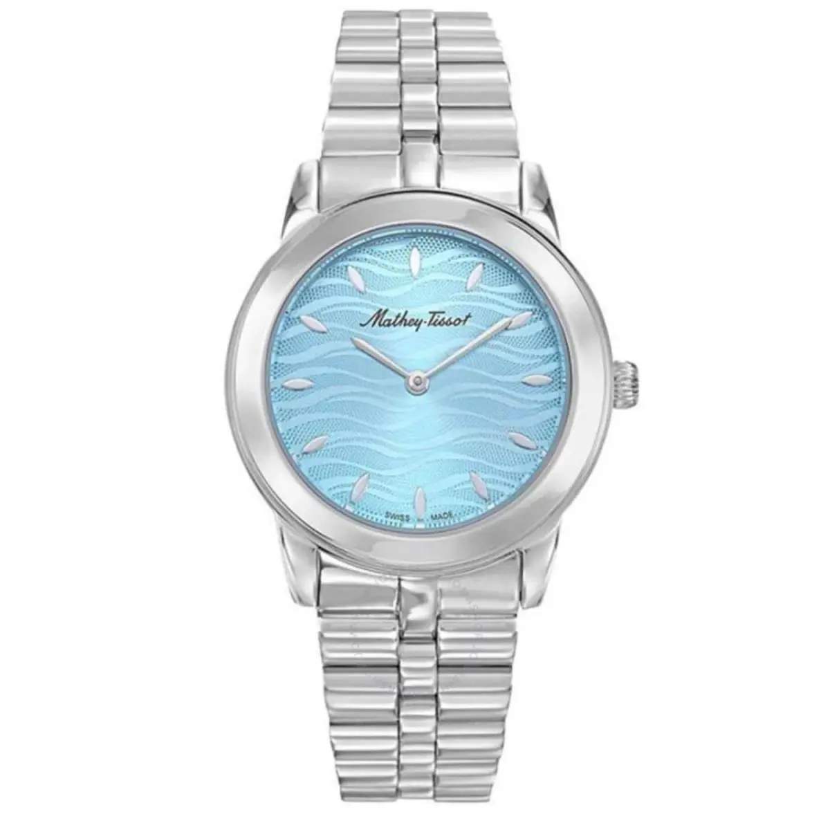 Tissot Women`s Artemis Blue Dial Watch - D10860ABU - Dial: Blue, Band: Silver