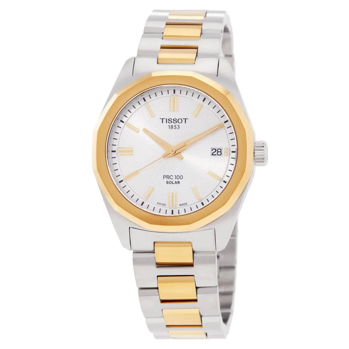 Prc 100 Solar Quartz Silver Dial Ladies Watch T151.822.22.031.00 by Tissot
