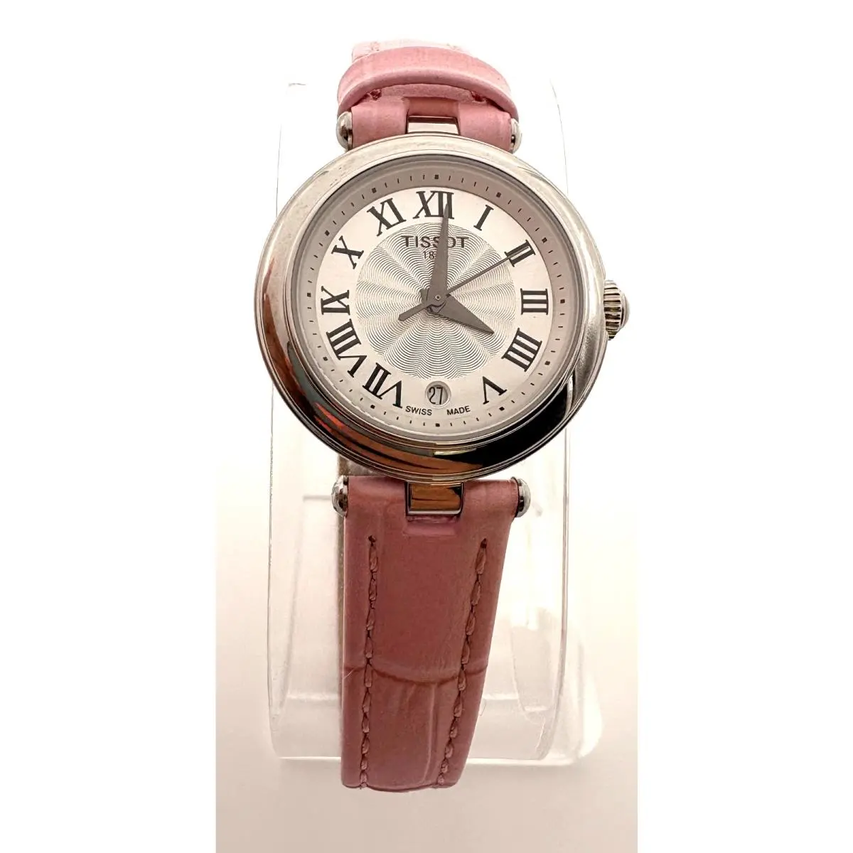 Bellissima Ladies26m Quartz Watch Pink Leather Strap T126.010.16.013.01 by Tissot