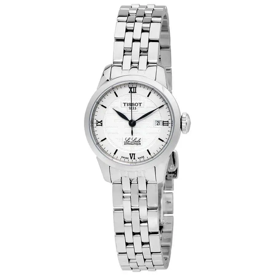 Tissot Le Locle Double Happiness Lady Automatic Laides Watch T41.1.183.35 - Dial: Gray, Band: Silver, Bezel: Silver
