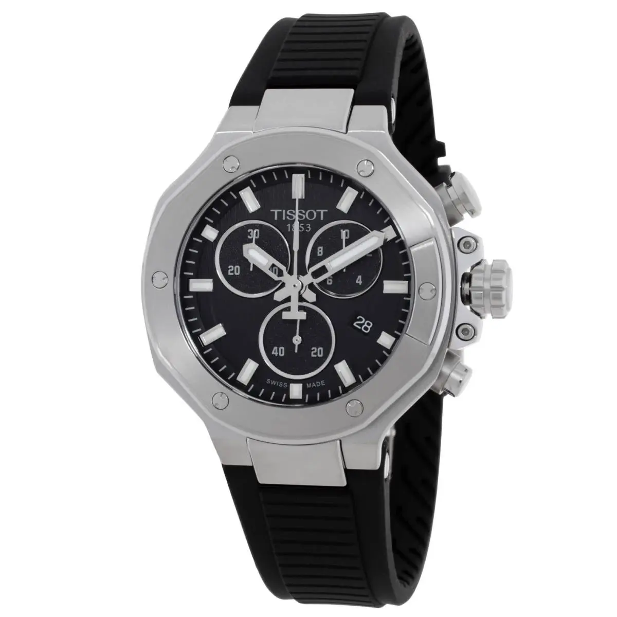 T-race Chronograph Quartz Black Dial Watch T141.817.17.051.00 by Tissot