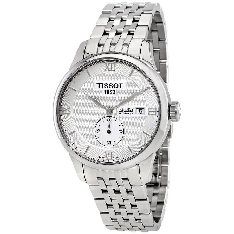 Tissot Le Locle Automatic Silver Dial Men`s Watch T006.428.11.038.01 - Dial: Silver, Band: Silver, Bezel: Silver