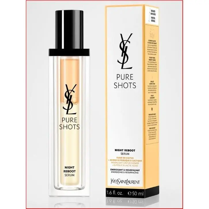 Ysl Yves Saint Laurent Pure Shots Night Reboot Serum 1.6 Oz Huge 1Day Shipping