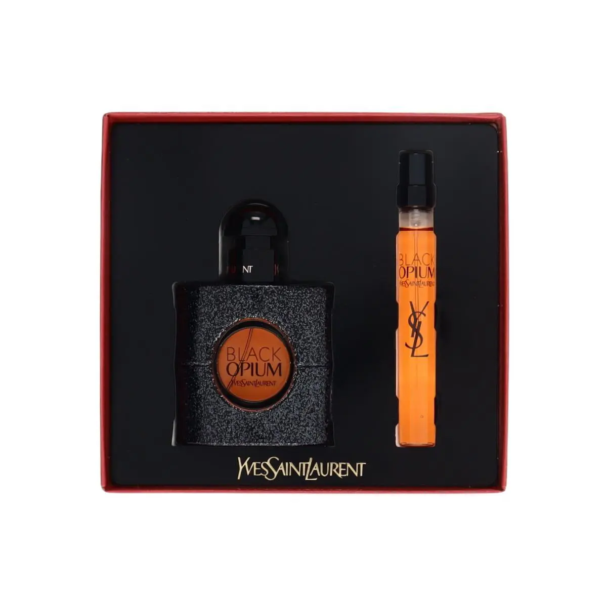 Black Opium 2pc Gift Set For Women30ml Edp + 10ml Edp by Yves Saint Laurent