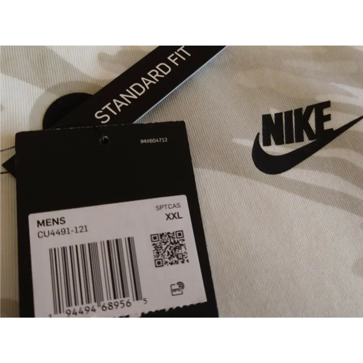 Nike clothing - NSW Tech - NSW Tech - White / Grey - Black (UPC: 194494689565) 2