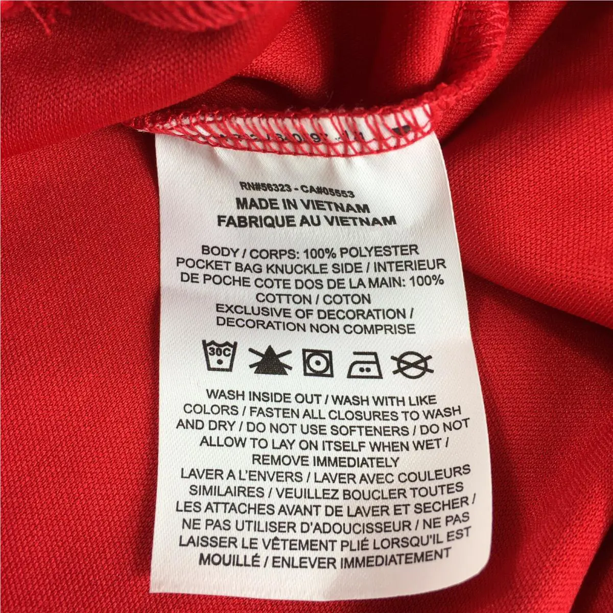 Nike clothing - Tribute N98 - Tribute - DA0003657 - Red (UPC: 194953025385) 4