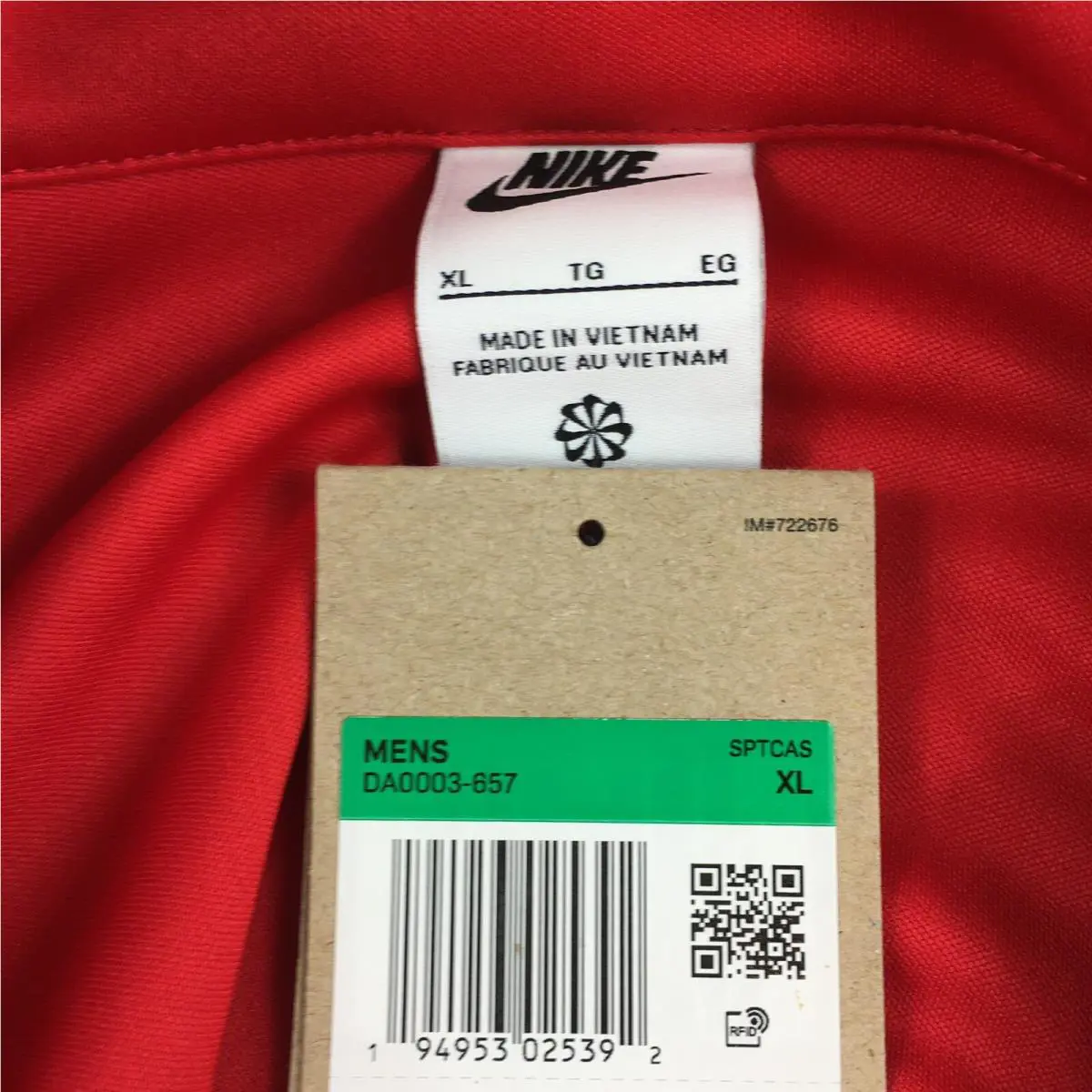 Nike clothing - Tribute N98 - Tribute - DA0003657 - Red (UPC: 194953025385) 5