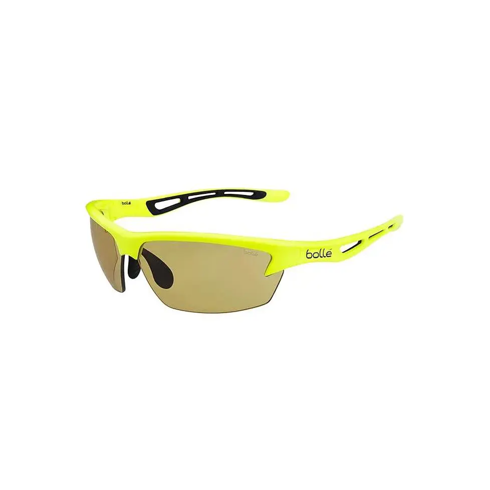 Bolle Bolt Sunglasses Neon Yellow Frame Modulator V3 Golf Oleo AF Lens