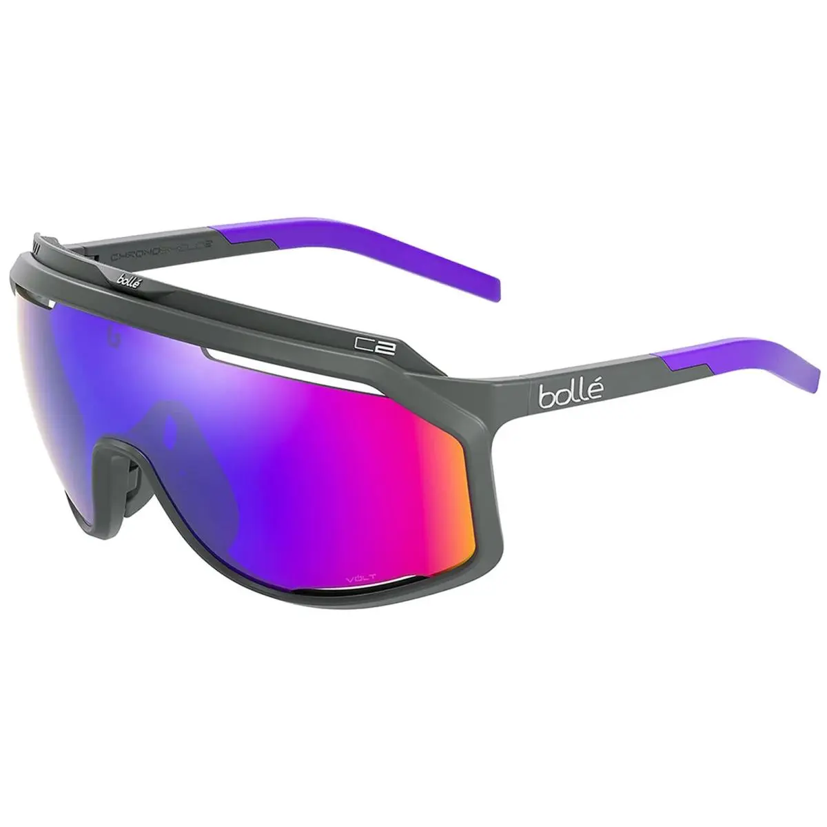Bolle Chronoshield Titanium Matte Shield Sunglasses - BS018012 - Taiwan