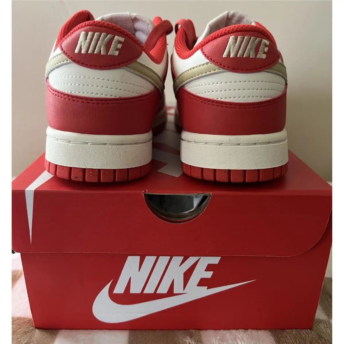 Nike shoes - Nike Dunk Low Next Nature - DD1873-602 - Light Crimson/Team Gold/Sail 9