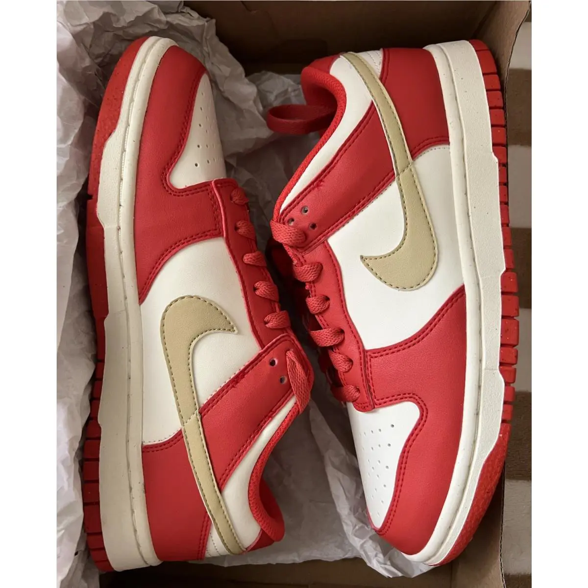 Nike shoes - Nike Dunk Low Next Nature - DD1873-602 - Light Crimson/Team Gold/Sail 11