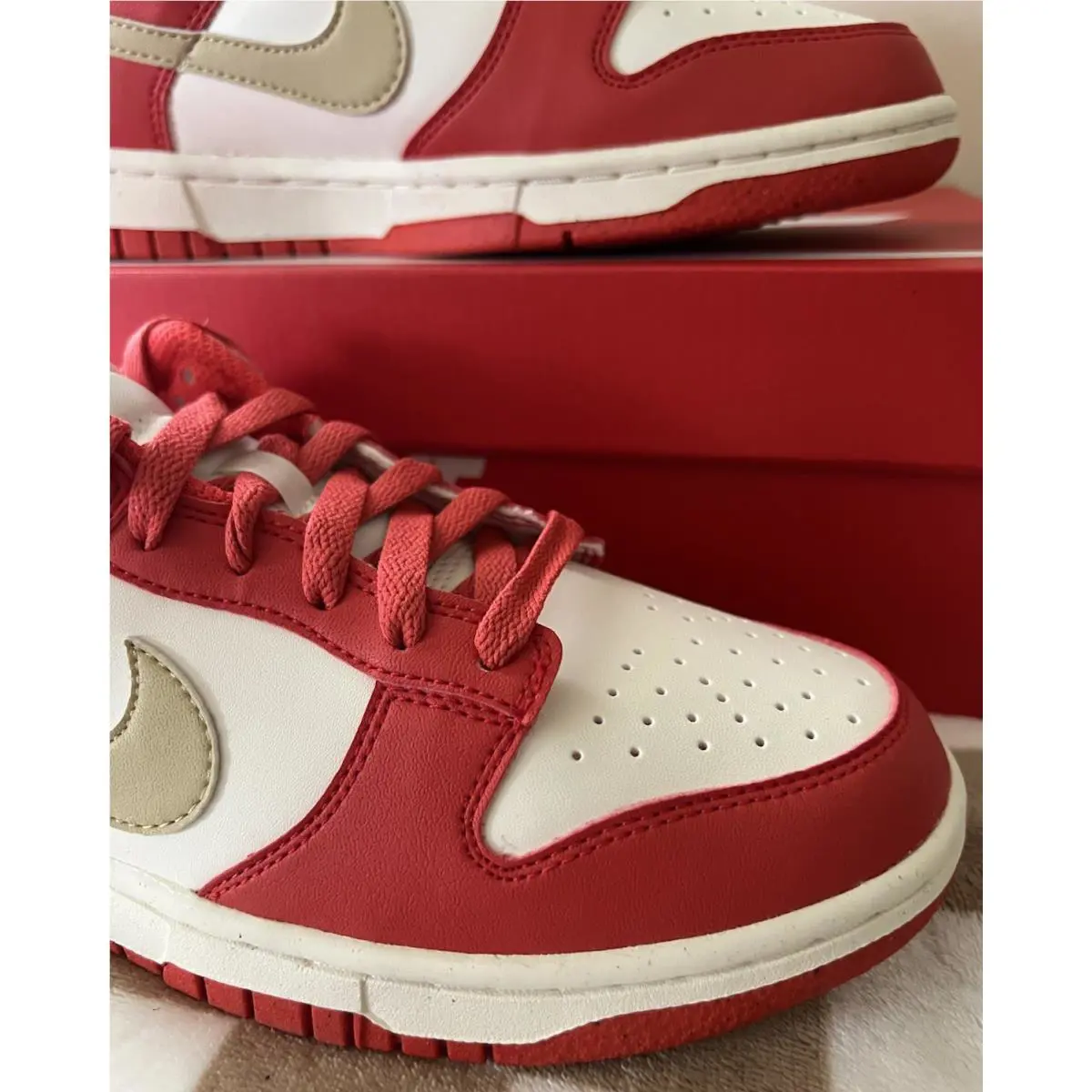 Nike shoes - Nike Dunk Low Next Nature - DD1873-602 - Light Crimson/Team Gold/Sail 2