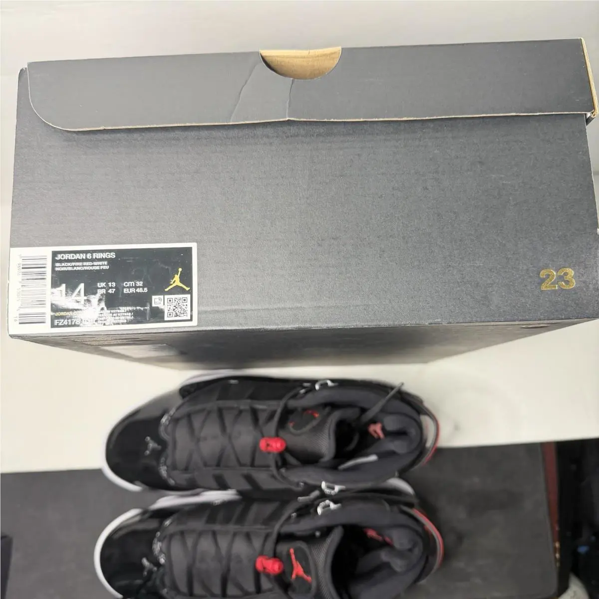 Nike shoes - Jordan 6 Rings - Rings - FZ4178-010 - Black (UPC: 196976528539) 7