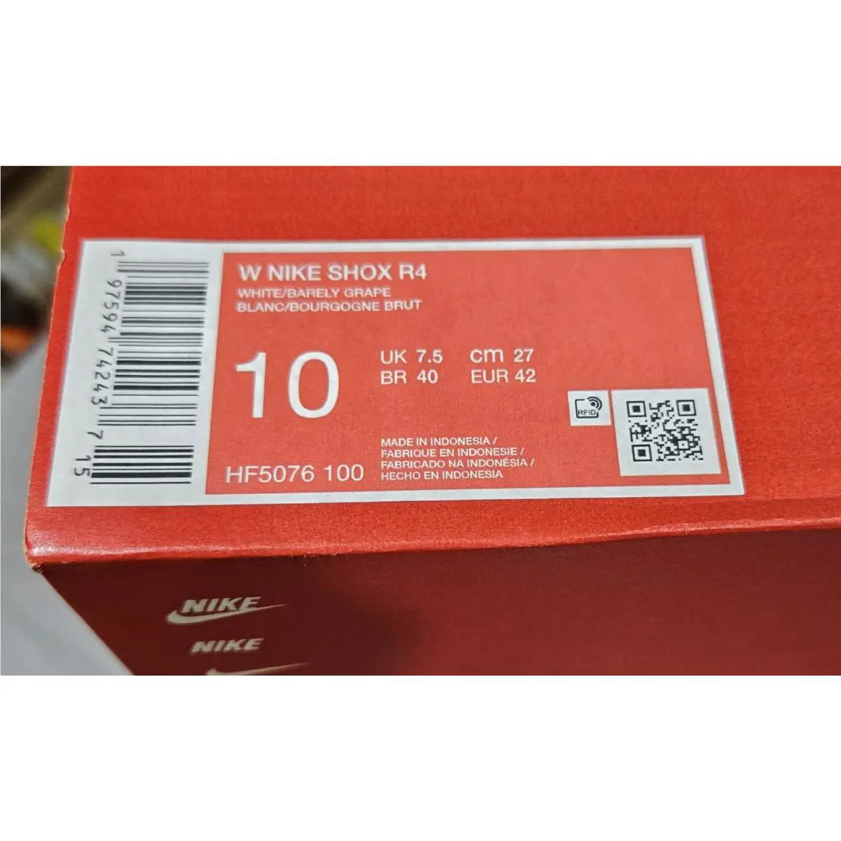 Nike shoes - Nike Shox - Shox - HF5076 - Silver 7