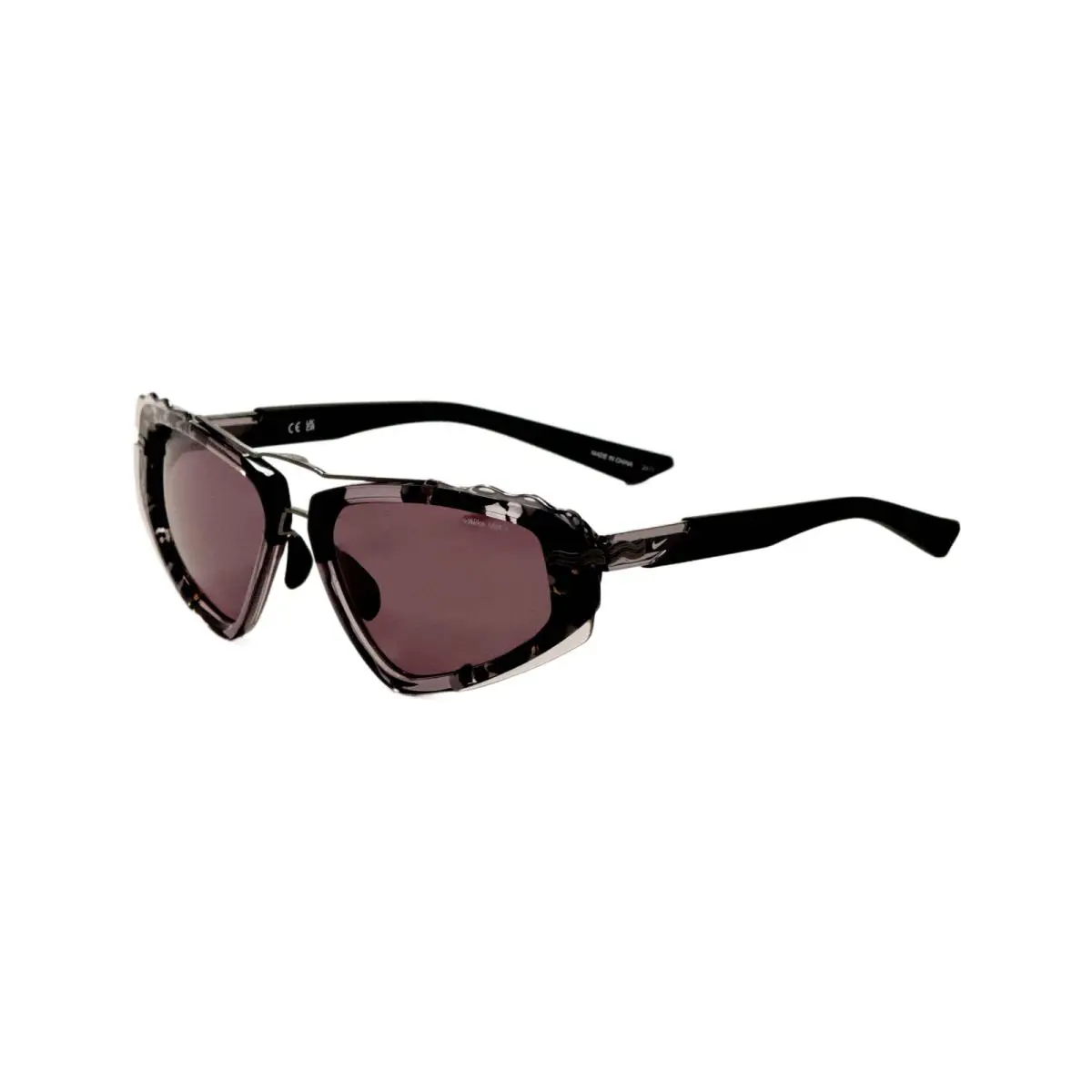 Nike Unisex Electric Drip 60 mm Black Tortoise Sunglasses IF1011X-010