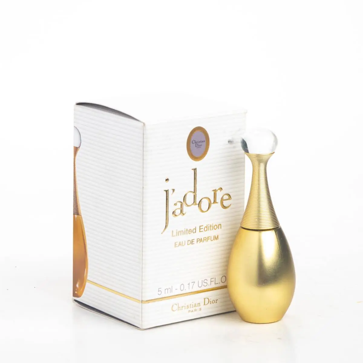 Christian  J`adore Edp 5ml Mini Miniature Sample Vintage Limited Gold Bottle by Dior
