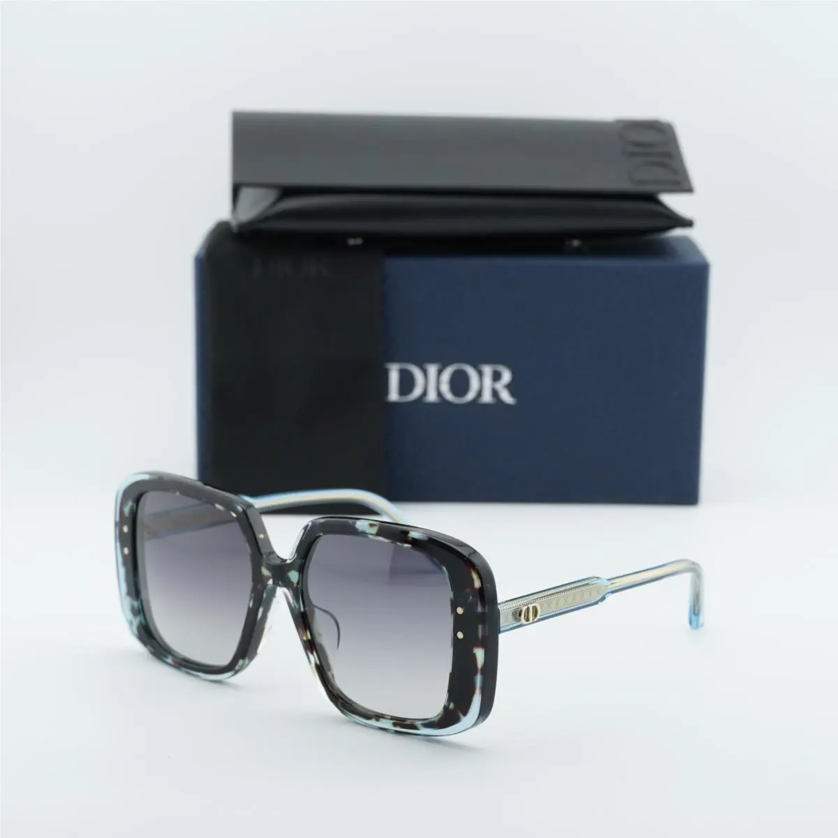 highlight S3F 28A1 Coloured Havana/smoke Gradient 56-17-140 by Dior